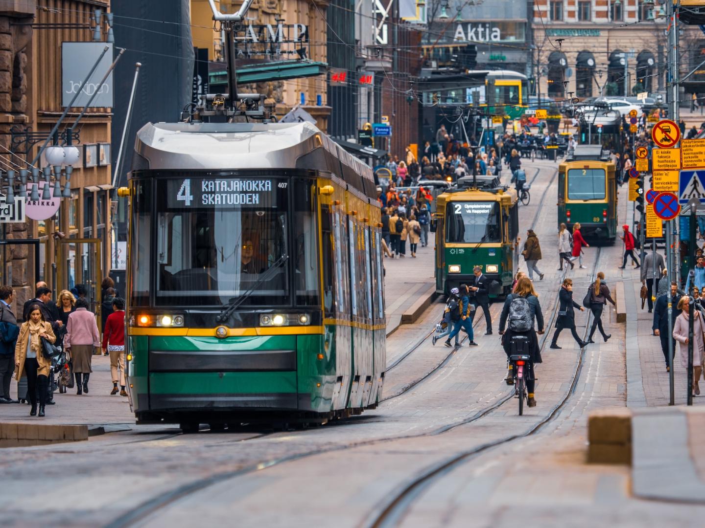 Aleksanterinkatu, Helsinki. Kuva: Tapio Haaja, Unsplash